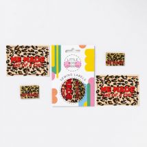 Little Rosy Cheeks Leopard Woven Labels & Patch