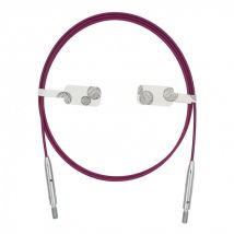 Knit Pro Thin & Flex 360 Degree Swivel Interchangeable Cable Purple