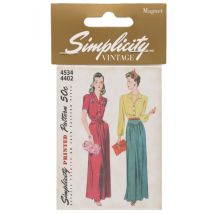 Simplicity Vintage Style Magnet