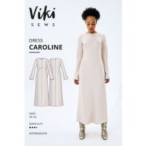 Vikisews Paper Sewing Pattern Caroline Dress