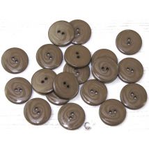 Dill Swirl Plastic Buttons (Value Pack) Taupe