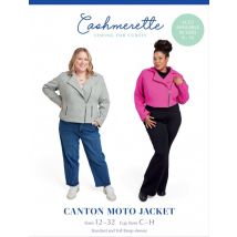 Cashmerette Paper Sewing Pattern Canton Moto Jacket