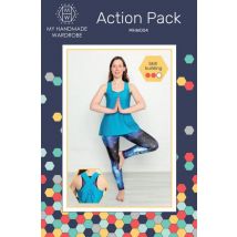 My Handmade Wardrobe Paper Sewing Pattern Action Pack Top & Leggings