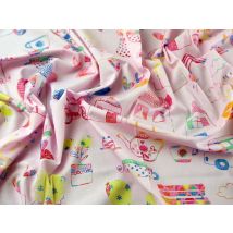 John Louden 100% Cotton Poplin Fabric Pink