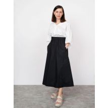 The Assembly Line Paper Sewing Pattern Elastic Waist Maxi Skirt