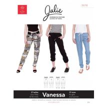 Jalie Paper Sewing Pattern 3676 Vanessa Fluid Pants