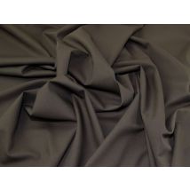 Lady McElroy Stretch Woven Suiting Fabric Dark Brown