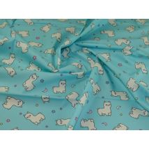 Rose and Hubble 100% Cotton Poplin Fabric Aqua