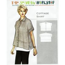The Sewing Workshop Paper Sewing Pattern Cottage Shirt