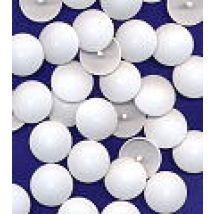 Hemline Plastic Self Cover Buttons White