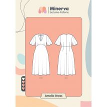 Minerva Exclusive Paper Sewing Pattern Amelia Dress