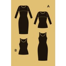 Deer and Doe Paper Sewing Pattern Givre Jersey Dress & Top
