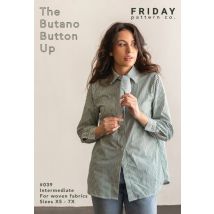 Friday Pattern Company Paper Sewing Pattern Butano Button Up Shirt