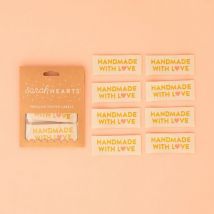 Sarah Hearts Handmade With Love Woven Labels