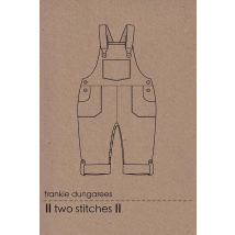 Two Stitches Paper Sewing Pattern Frankie Dungarees