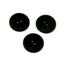 Dill Embossed Swirl Buttons (Value Pack) Black