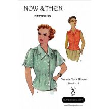 Now and Then Patterns Paper Sewing Pattern The Amelie Tuck Blouse