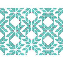 Art Gallery Fabrics Recollection 100% Cotton Poplin Fabric Turkois