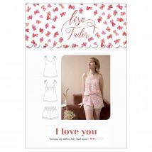 Lise Tailor Paper Sewing Pattern I Love You Camisole Set