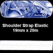 Hemline Shoulder Strap Elastic White