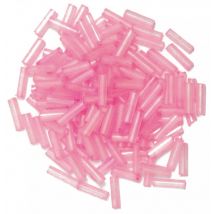 Craft Factory Glass Bugle Beads Fuchsia