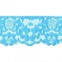 Essential Trimmings Nylon Lace Trim Turquoise