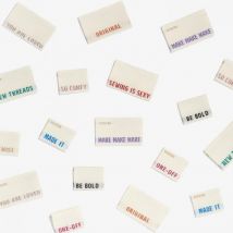 Kylie And The Machine Metallic Side Seam Woven Labels