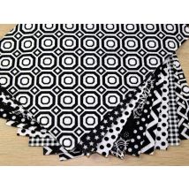Camelot Fabrics Stiff Felt Fabric Black & White