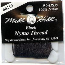Mill Hill Nylon Beading Thread Black