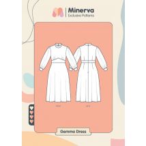 Minerva Exclusive Paper Sewing Pattern Gemma Dress