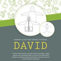 Bobbins and Buttons Paper Sewing Pattern David Raincoat
