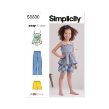 Simplicity Paper Sewing Pattern 9800