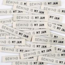 Kylie And The Machine Sewing Is My Jam Woven Labels