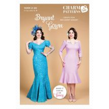 Charm Patterns Paper Sewing Pattern Bryant Gown