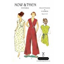 Now and Then Patterns Paper Sewing Pattern The Beach Pyjama & Holiday Dress