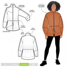 Style Arc Paper Sewing Pattern Columbus Jacket