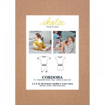 Ikatee Paper Sewing Pattern Baby Cordoba Pyjama Set
