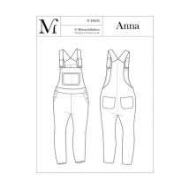 Monsterfabriken Paper Sewing Pattern Anna Dungarees