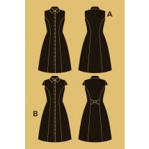 Deer and Doe Paper Sewing Pattern Bleuet Dress