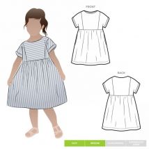 Style Arc Paper Sewing Pattern Kids Lacey Dress