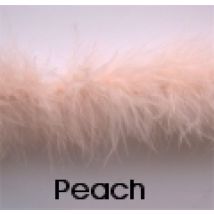 Minicraft Marabou Feather Trim (Value Roll) Peach