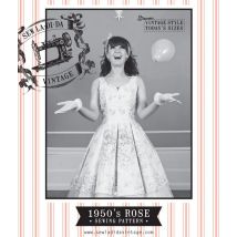 Sew La Di Da Vintage Paper Sewing Pattern Rose Dress