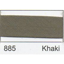 Essential Trimmings Polycotton Bias Binding Tape Khaki