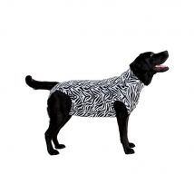 Medical Pet Shirt Hund Zebra-Muster - XXL