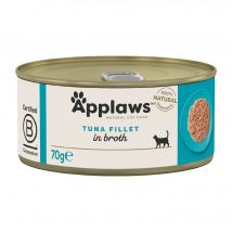 Applaws Katzenfutter - Dosen - Tuna Fillet - 24 x 70 g