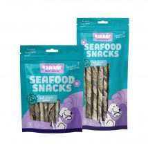 Braaaf Fischsnack Lachs-Rolle Twister - 20 cm - 97 g