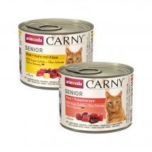Animonda Carny Senior Katzenfutter - Dosen - Rind & Pute - 6 x 200 g