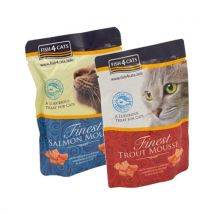 Fish4Cats Finest Mousse Katzenfutter - Frischebeutel - Trout - 6 x 100g