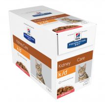 Hill's Prescription Diet k/d Kidney Care Katzenfutter - Frischebeutel - Huhn - 48 x 85 g