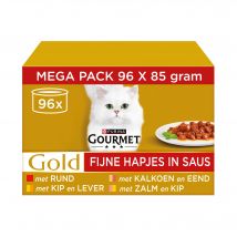 Purina Gourmet Gold Feine Snacks in Sauce - 96 x 85g